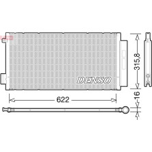 Denso | Kondensator, Klimaanlage | DCN09044