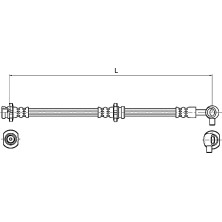 Metzger | Bremsschlauch | 4110131