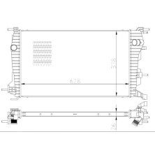 NRF | Kühler, Motorkühlung | 550004