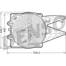 Denso | Lüfter, Motorkühlung | DER01020
