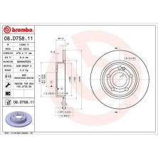 Brembo | Bremsscheibe | 08.D758.11