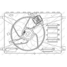 NRF | Lüfter, Motorkühlung | 47627