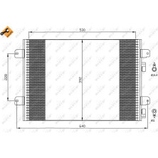 NRF | Kondensator, Klimaanlage | 35542