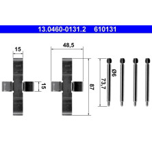 ATE | Zubehörsatz, Scheibenbremsbelag | 13.0460-0131.2