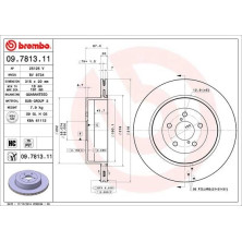 Brembo | Bremsscheibe | 09.7813.11