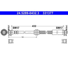 ATE | Bremsschlauch | 24.5289-0432.3