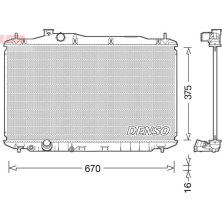 Denso | Kühler, Motorkühlung | DRM40040