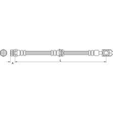 Metzger | Bremsschlauch | 4111539