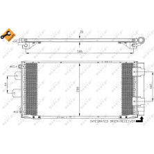 NRF | Kondensator, Klimaanlage | mit Trockner | 35436