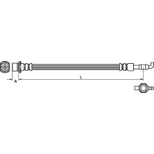 Metzger | Bremsschlauch | 4110971