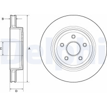 Delphi | Bremsscheibe | BG9170C