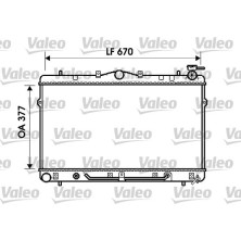 Valeo | Kühler, Motorkühlung | 734258