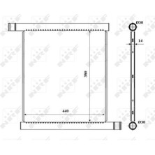 NRF | Kühler, Motorkühlung | 53857