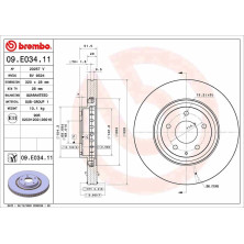 Brembo | Bremsscheibe | 09.E034.11