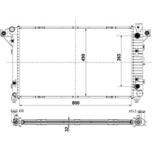 NRF | Kühler, Motorkühlung | 50248