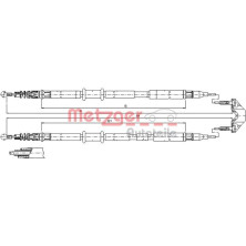 Metzger | Seilzug, Feststellbremse | 11.5953