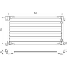 Valeo | Kondensator, Klimaanlage | 822669