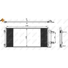 NRF | Kondensator, Klimaanlage | 350338