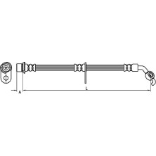 Metzger | Bremsschlauch | 4110098