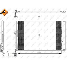 NRF | Kondensator, Klimaanlage | 350324