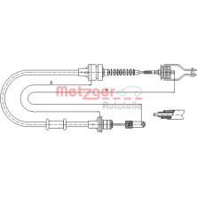 Metzger | Seilzug, Kupplungsbetätigung | 18.0072