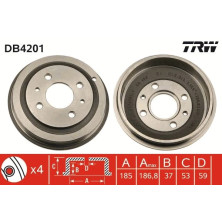 TRW | Bremstrommel | DB4201