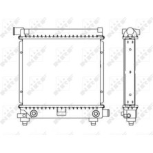 NRF | Kühler, Motorkühlung | 517662