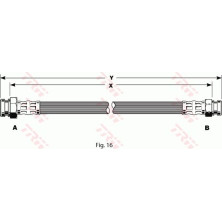 TRW | Bremsschlauch | PHA135