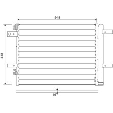 Valeo | Kondensator, Klimaanlage | 822564