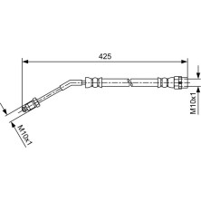 BOSCH | Bremsschlauch | 1 987 481 587