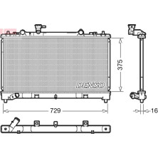 Denso | Kühler, Motorkühlung | DRM44038