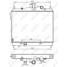 NRF | Kühler, Motorkühlung | 53360