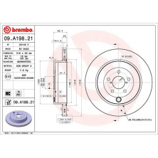 Brembo | Bremsscheibe | 09.A198.21