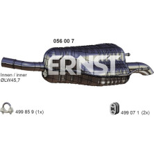 Ernst | Endschalldämpfer | 056007