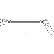 Metzger | Bremsschlauch | 4112546