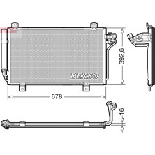 Denso | Kondensator, Klimaanlage | DCN44015