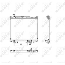 NRF | Kühler, Motorkühlung | 53576
