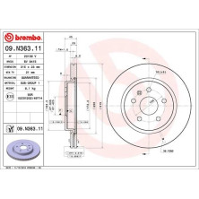 Brembo | Bremsscheibe | 09.N363.11