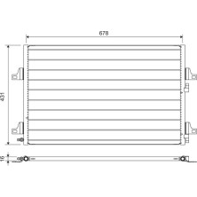 Valeo | Kondensator, Klimaanlage | 814007