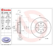 Brembo | Bremsscheibe | 09.6752.10