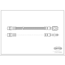 Corteco | Bremsschlauch | 19034686