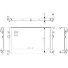 NRF | Kühler, Motorkühlung | 50042