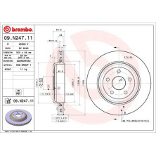 Brembo | Bremsscheibe | 09.N247.11