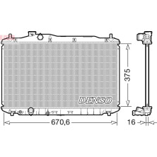 Denso | Kühler, Motorkühlung | DRM40105