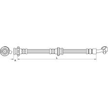 Metzger | Bremsschlauch | 4111546