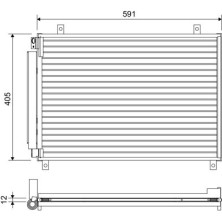 Valeo | Kondensator, Klimaanlage | 822656