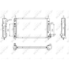 NRF | Kühler, Motorkühlung | 53748