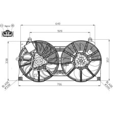 NRF | Lüfter, Motorkühlung | 47940