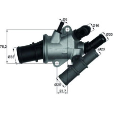 Mahle | Thermostat, Kühlmittel | TI 165 88