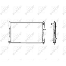NRF | Kühler, Motorkühlung | 53463